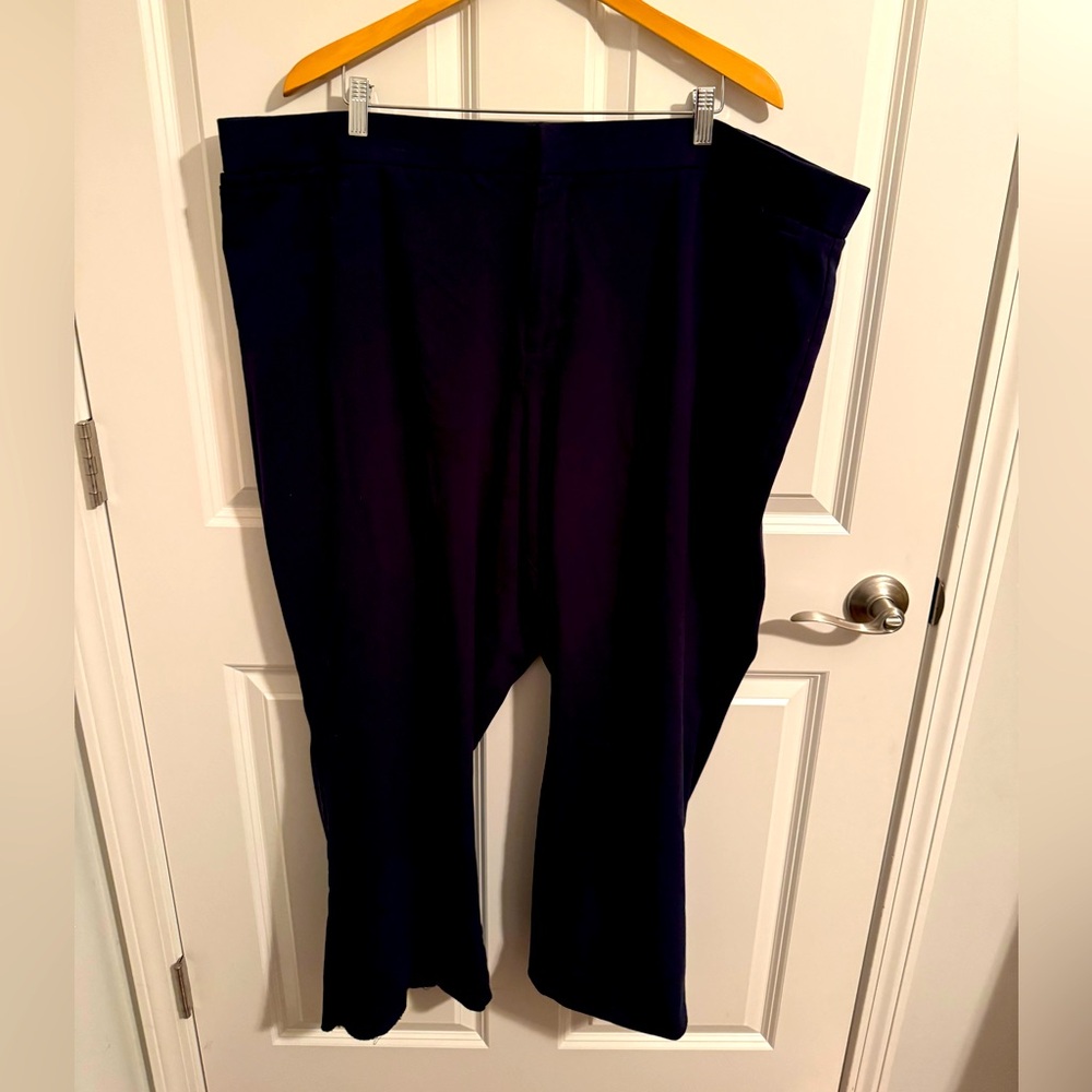 Catherine’s Right Fit Curvy Wide Leg Dark Blue Pants
Size 28WP